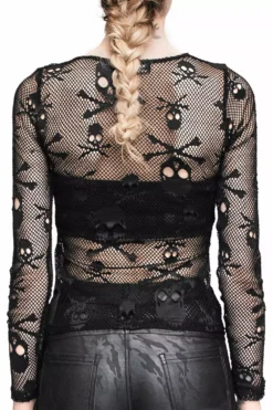 Skull Sorcerer Top 8 Skull Sorcerer Top -Creepsville Horror Shop Punk T Shirt