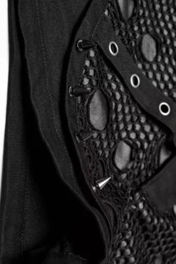 High-Waisted Garter Shorts 22 High-Waisted Garter Shorts -Creepsville Horror Shop Punkrock Bootie Shorts