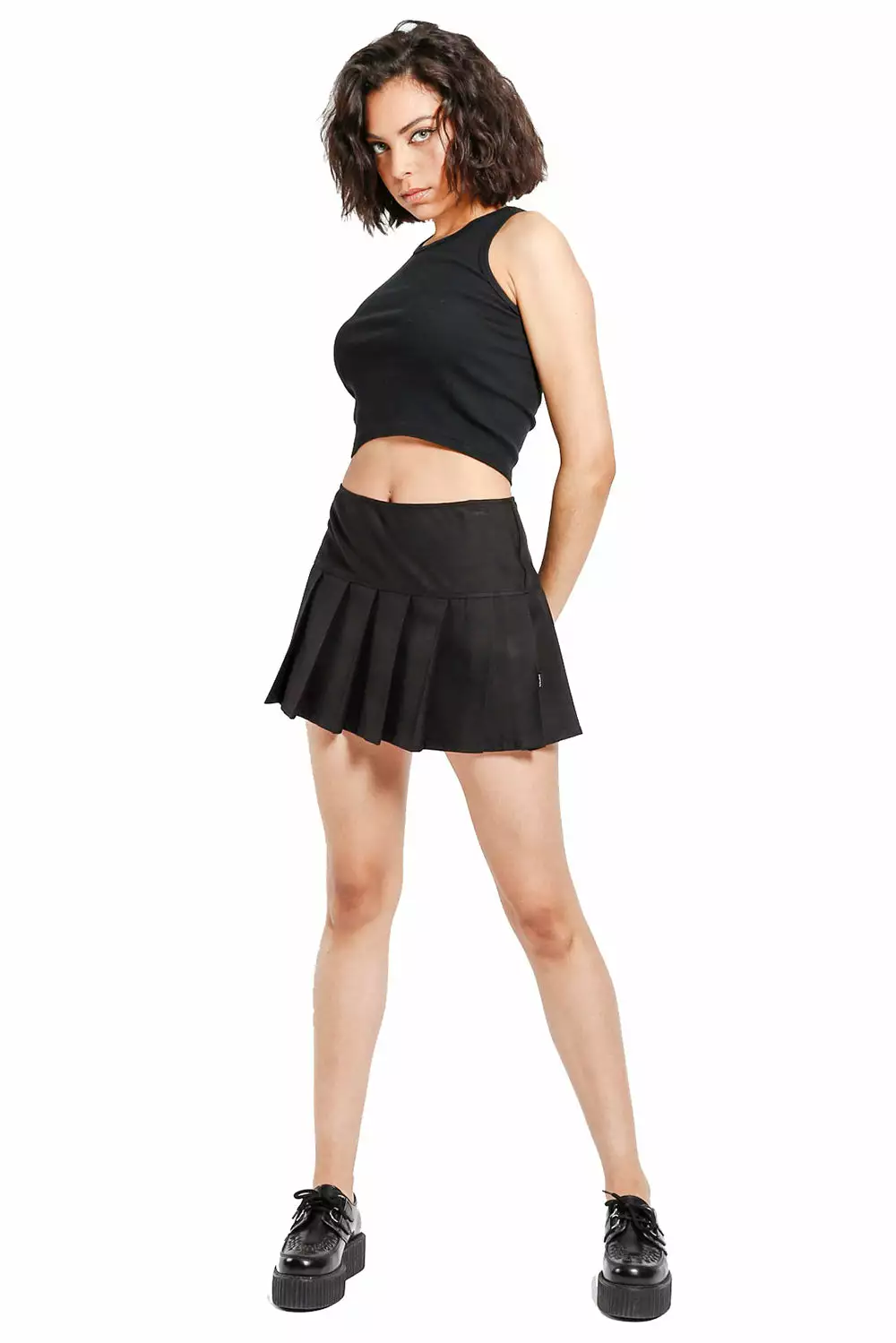 Tripp Black Pleated Skirt 3 Tripp Black Pleated Skirt - Image 2