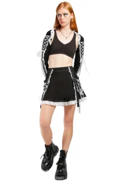 Tripp NYC Lolita Suspender Skirt [Black/White] -Creepsville Horror Shop SB4049 BLKWHT FULL 1000x 544f1e32 f07c 46ad bb1e 6ca163b8380c