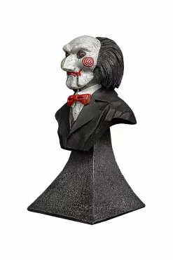 TRICK OR TREAT STUDIOS Saw Billy The Puppet Mini Bust -Creepsville Horror Shop Saw Movie Statue
