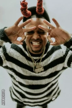 White/Black Striped Distressed Sweater -Creepsville Horror Shop Sco1