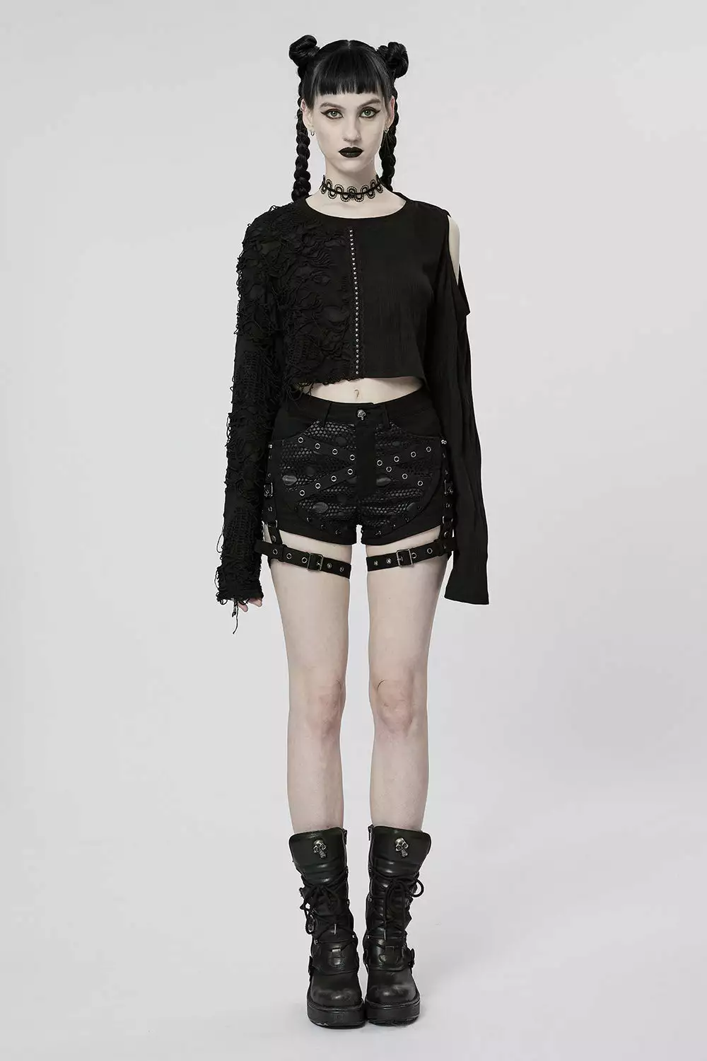 High-Waisted Garter Shorts 8 High-Waisted Garter Shorts - Image 6