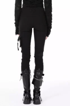 Grunge Core High Waisted Pants 11 Grunge Core High Waisted Pants -Creepsville Horror Shop Street Goth Skinny Jeans