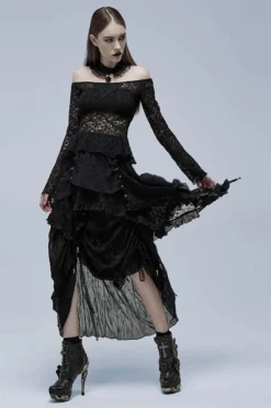 Fairy Goth Lace Top -Creepsville Horror Shop T 697 5 1024x1024 c852dbd9 6427 41ac a271 cf0335065db5