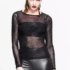 Spiderweb Fishnet Top -Creepsville Horror Shop TT031 1