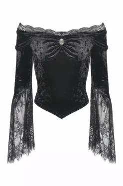 Wednesday Off The Shoulder Top -Creepsville Horror Shop TW305 000 1024x1024 2x 92159e7e 2875 496f ac5a 03bcde12ffc9