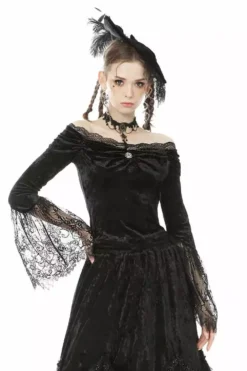 Wednesday Off The Shoulder Top