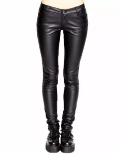Tripp NYC Ladies Deville Pleather Faux Leather Jeans