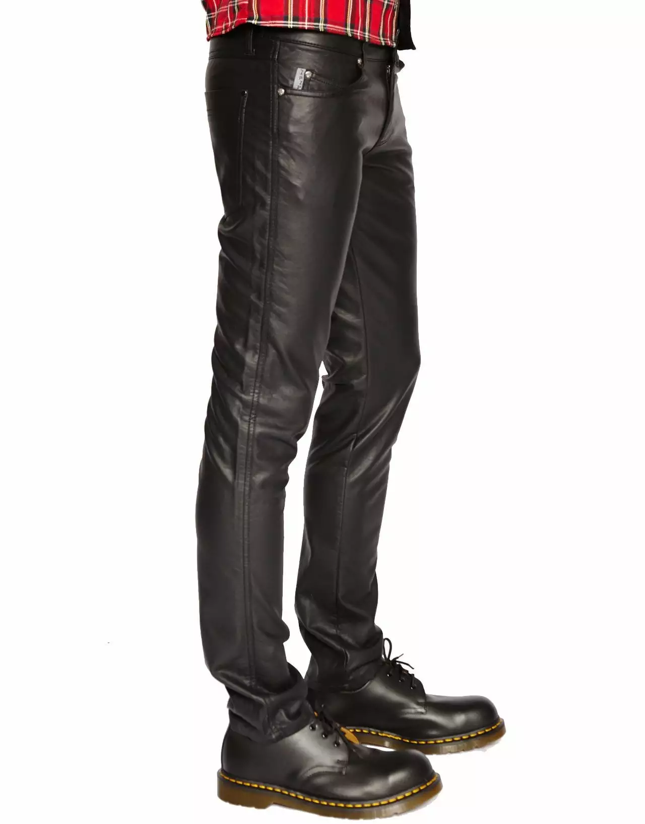Tripp Mens Faux Leather / Vegan Pleather Pants 5 Tripp Mens Faux Leather / Vegan Pleather Pants - Image 3