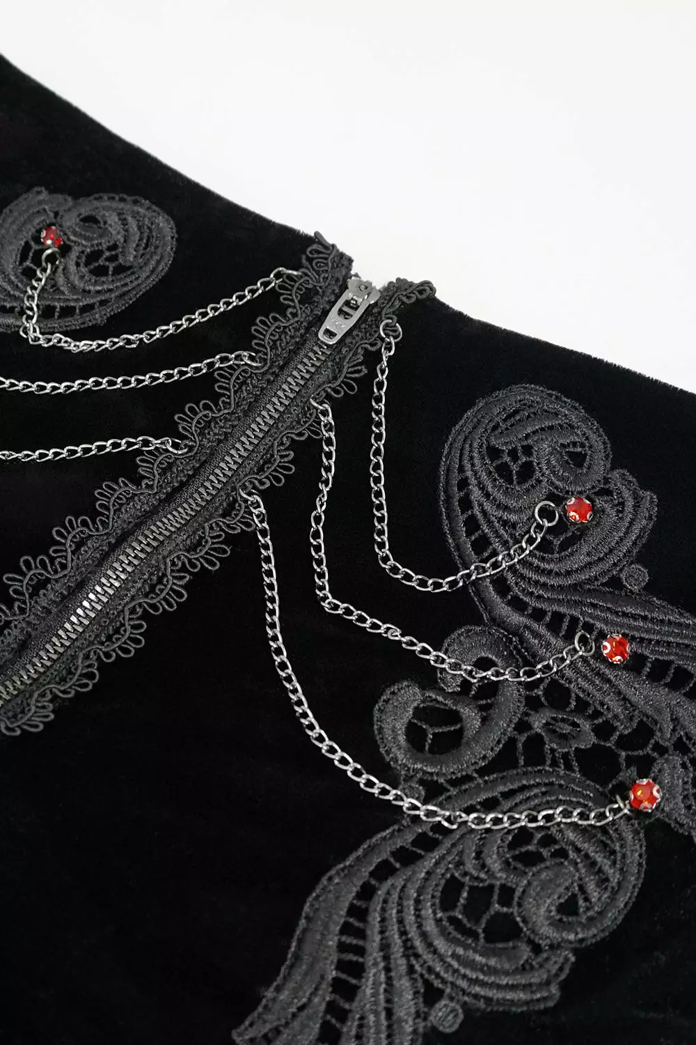 Black Blood Velvet High Waisted Shorts 9 Black Blood Velvet High Waisted Shorts - Image 7