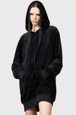 Webmare Longline Hoodie [UNISEX] -Creepsville Horror Shop WEBMARE LONGLINE HOODIE W E x1600copy