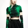 Swamp Witch Crop Top Set 2 Swamp Witch Crop Top Set -Creepsville Horror Shop WGT 002TCF 05