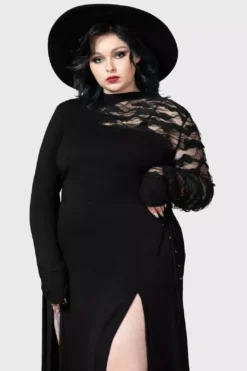 Willa Long Sleeve Top 13 Willa Long Sleeve Top -Creepsville Horror Shop WILLA LONG SLEEVE TOP W PLUS B e