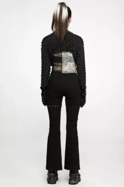 Amphetamine Lace Flare Pants -Creepsville Horror Shop WK 509NCF 02