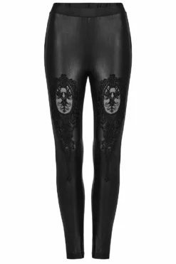 Vamp Leathered Leggings -Creepsville Horror Shop WK 522DDF 04