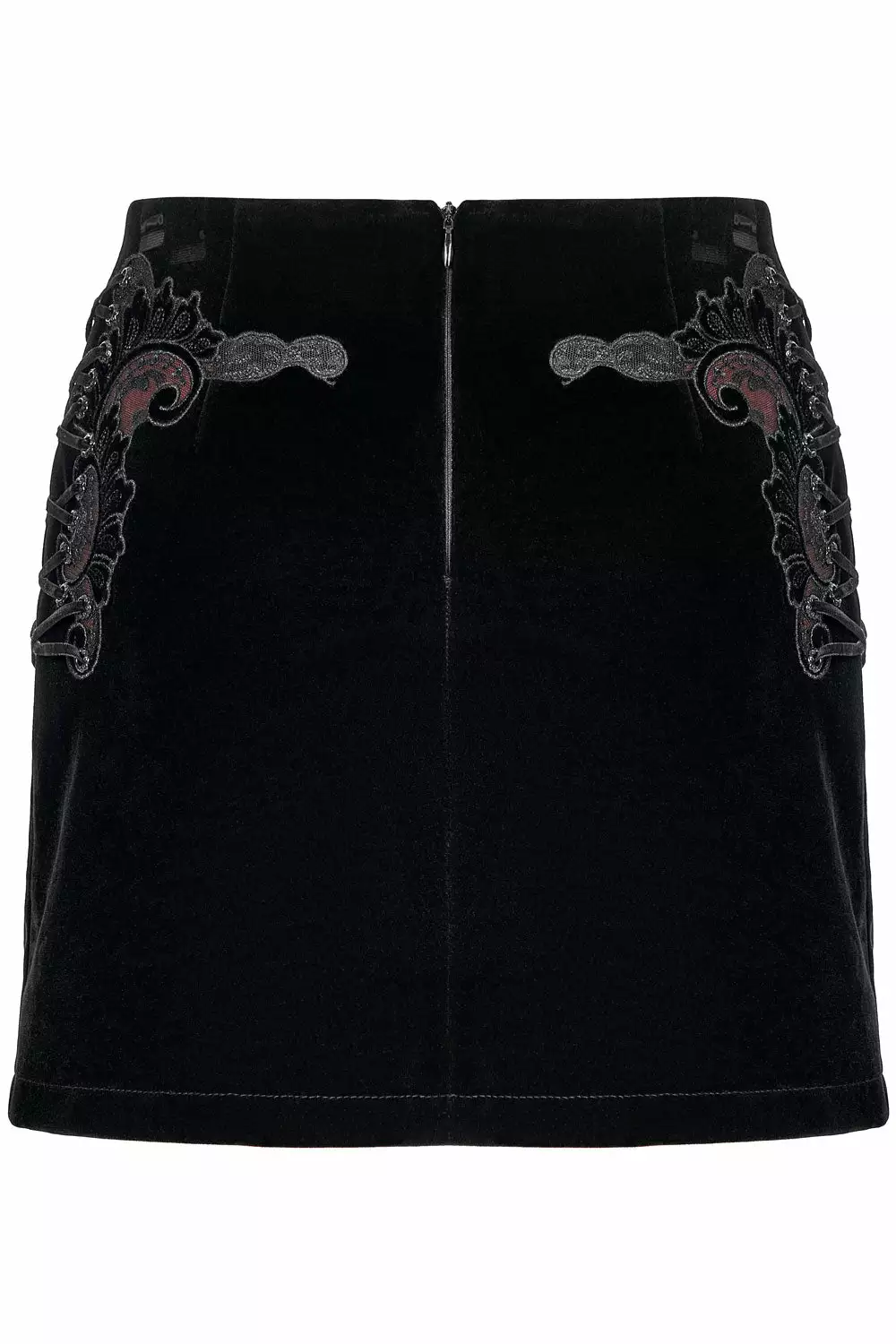 Black Velvet Vamp Mini Skirt 11 Black Velvet Vamp Mini Skirt - Image 9