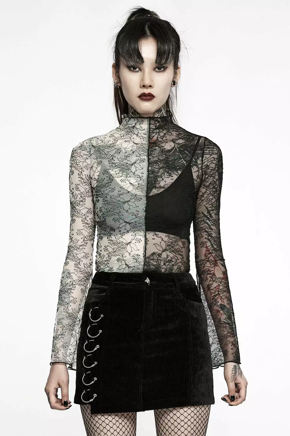 Baddiecore Velvet Mini Skirt 4 Baddiecore Velvet Mini Skirt - Image 2