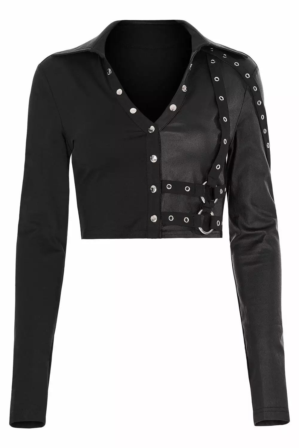 Split Personality Crop Top 7 Split Personality Crop Top - Image 5