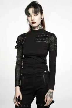 Replicant Mismatched Top -Creepsville Horror Shop WT 726TCF 05