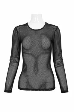 Morbidity Mesh Top [UNISEX] -Creepsville Horror Shop Womens Netted Tee