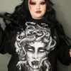 Medusa Sweatshirt -Creepsville Horror Shop adadadfdsfdfs