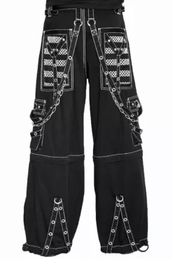 Tripp Electro Pants [Black/White] -Creepsville Horror Shop af7654m blkwht b