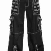 Tripp Electro Pants [Black/White] -Creepsville Horror Shop af7654m blkwht f