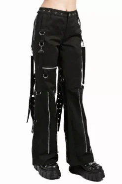 Tripp Strap It Pants -Creepsville Horror Shop af909 blk s