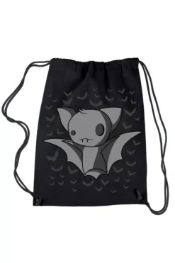 Baby Bat Bag [Multiple Styles Available] -Creepsville Horror Shop baby bat drawstring backpackcopy