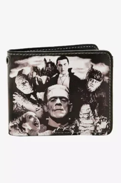Horror Monster Collage Bifold Wallet