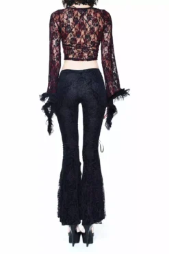 Persephone Flared Pants -Creepsville Horror Shop bfdgdfg