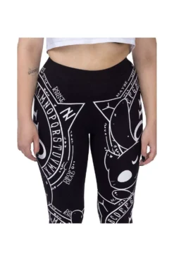 Cat Craft Leggings 13 Cat Craft Leggings -Creepsville Horror Shop cat craft leggings black white heartless 3