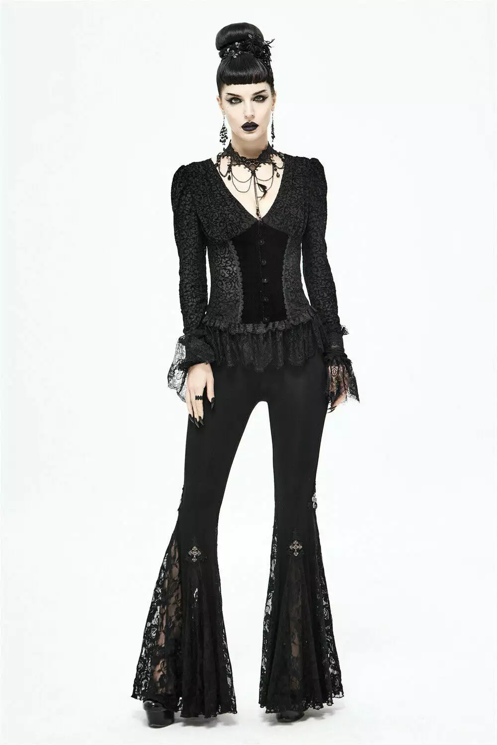 Vampiren Gothic Bell Bottoms 4 Vampiren Gothic Bell Bottoms - Image 2