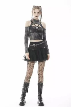 School Skullstice Mesh Mini Skirt 12 School Skullstice Mesh Mini Skirt -Creepsville Horror Shop dfddfefgfrefgfedfv