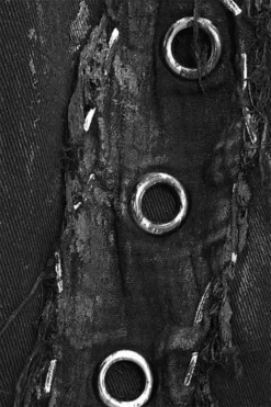 Patient 99 Distressed Punk Pants -Creepsville Horror Shop dfgvbgfff