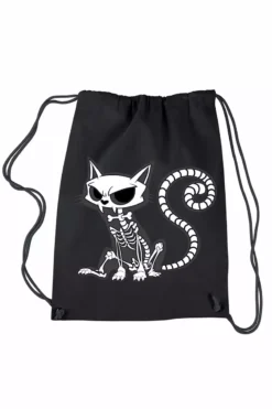 Purr Evil Kitty Bag [Multiple Styles Available] -Creepsville Horror Shop drawstring backpack 29f31215 189d 46b3 af4b 8f83a3e37561