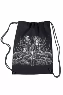 Malice In Wonderland Bag [Multiple Styles Available] -Creepsville Horror Shop drawstring backpack 9a4979bd 8f74 4421 98f4 40c2989069e4
