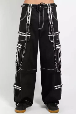 Tripp NYC Crazy Piper Pants [Black/White]