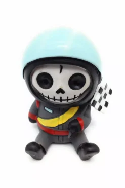 Race Car Driver Jerry Statue -Creepsville Horror Shop furrybones jerry skeleton racecar 1 0c3eb5844e25d0e0a9c25edb04048df6