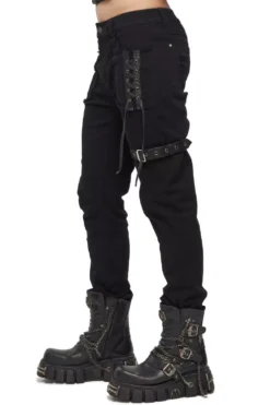 Born Villain Distressed Goth Pants 13 Born Villain Distressed Goth Pants -Creepsville Horror Shop gdfgdfgdgd