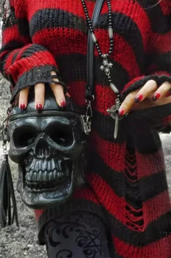 Grave Digger Skull Handbag [B] -Creepsville Horror Shop gedgecopy