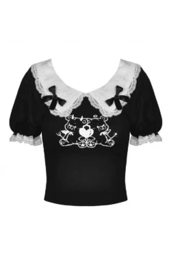 Bad Bears Crop Top -Creepsville Horror Shop gfd 8324dd5e 5c58 42a3 8829 3f9124cae0ab