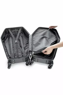 Casket Carry Case Coffin Luggage [Black] -Creepsville Horror Shop gothic luggage