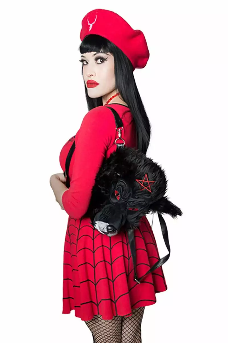 Wolfhead Plush Purse / Backpack 4 Wolfhead Plush Purse / Backpack - Image 2