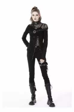 RIP To Shreds Fishnet Top -Creepsville Horror Shop jhjjghf