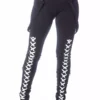 Kalma Leggings -Creepsville Horror Shop kalma leggings black chemical Black 1