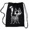 Skelekitty Bag [Multiple Styles Available] -Creepsville Horror Shop kittydrawstring