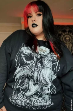 Sleepy Hollow Sweatshirt -Creepsville Horror Shop pizzaqueensamhollow