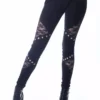 Rev Leggings -Creepsville Horror Shop rev legging vixxsin black 1